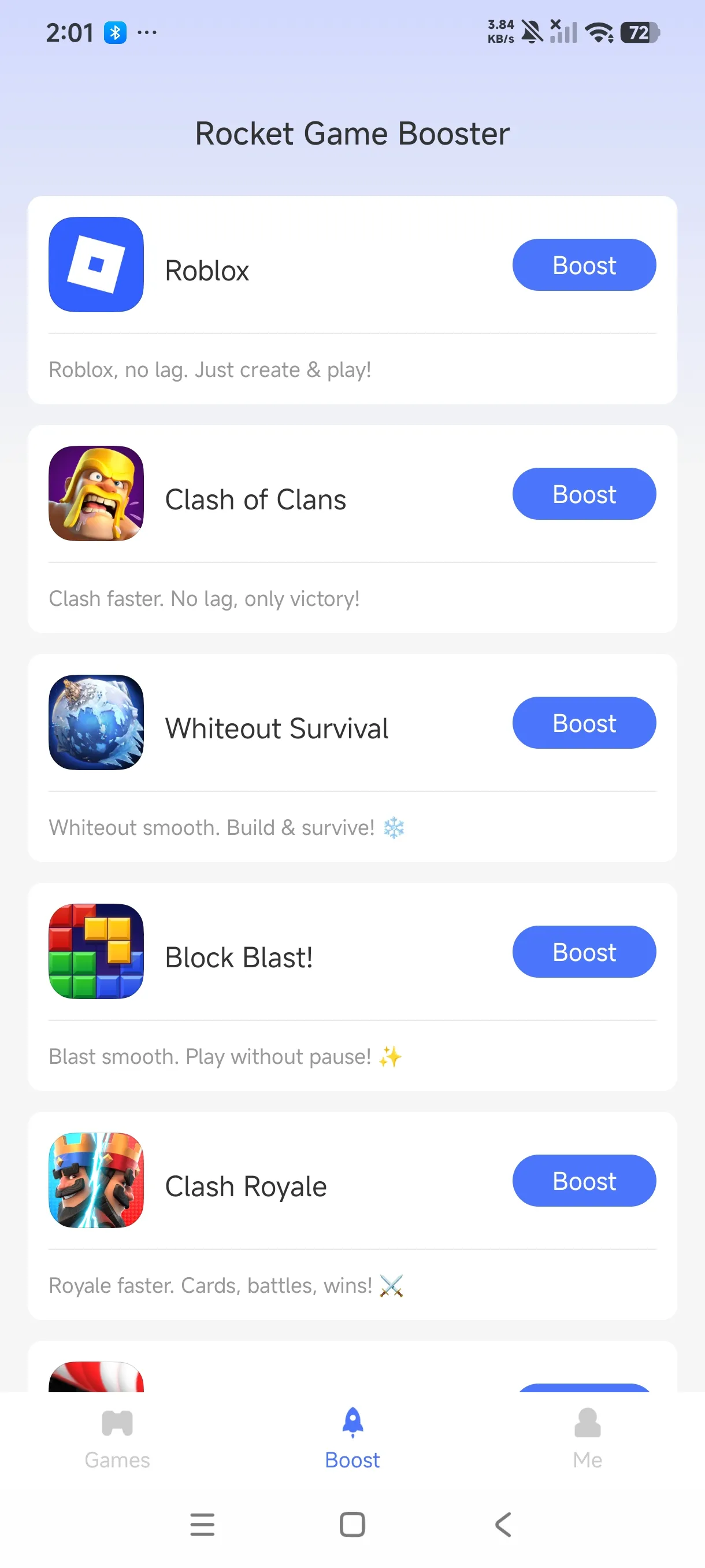 Add Block Blast to Rocket via the Add My Games button